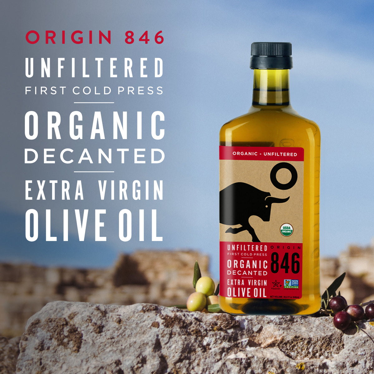 Unfiltered Organic Extra Virgin Olive Oil Terra Delyssa