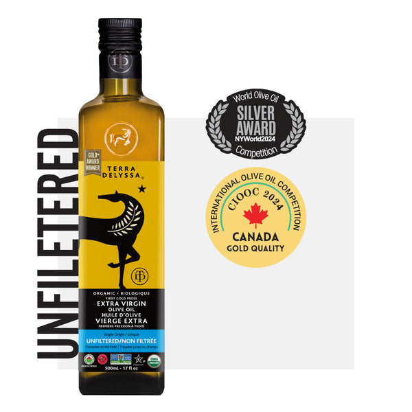 Unfiltered Extra Virgin Olive Oil