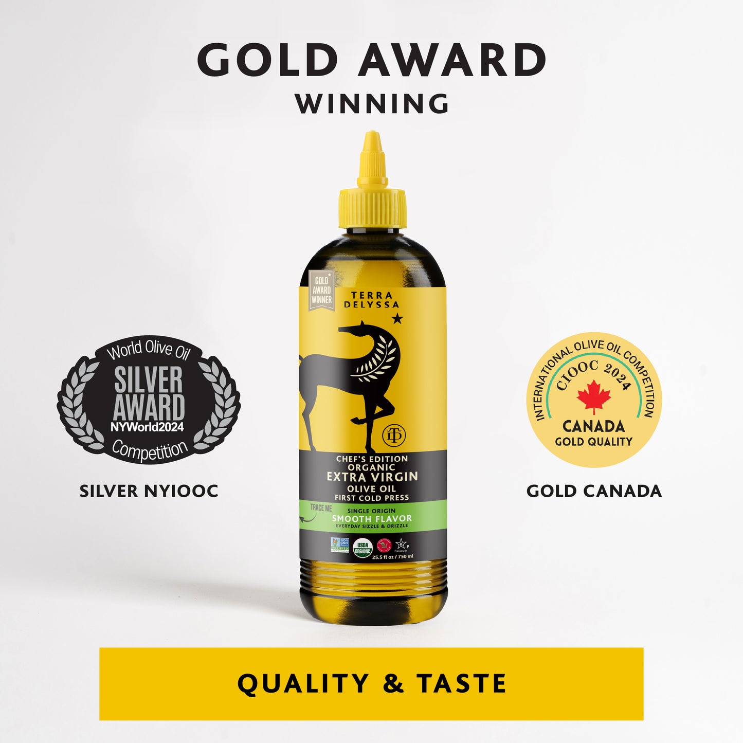 
                  
                    Terra Delyssa Organic Extra Virgin Olive Oil Squeeze Bottle
                  
                