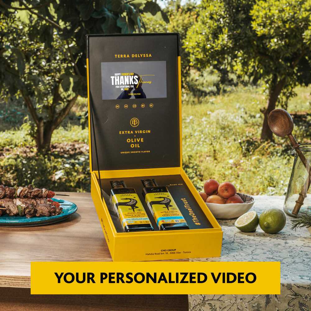 
                  
                    Father’s Day Gift Box – Olive Oil Duo with Personalized Video
                  
                