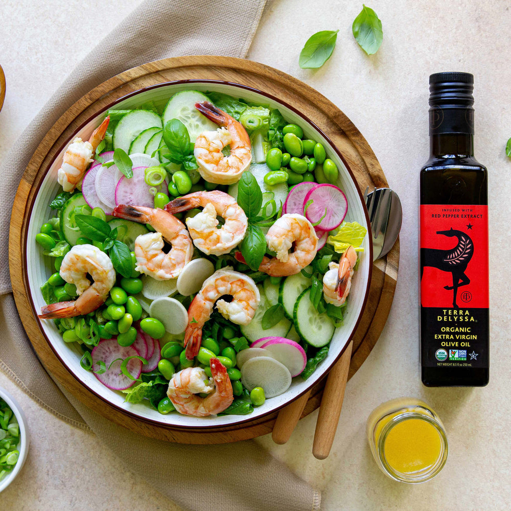 Spicy Spring Shrimp Salad