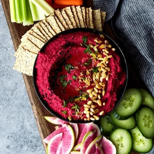 
                  
                    Roasted Beet Cauliflower Hummus
                  
                