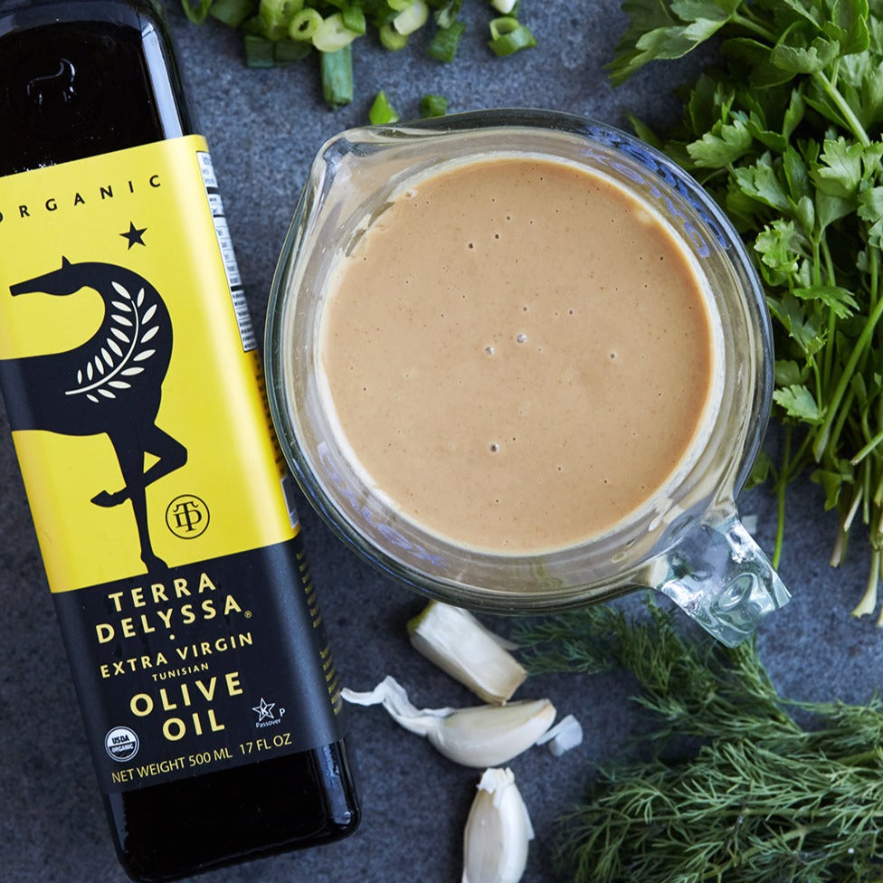 Sauce tahini verte