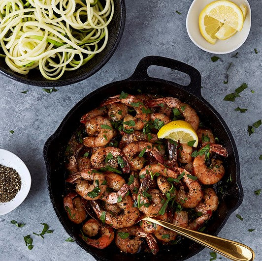 Lemon Garlic Black Pepper Shrimp