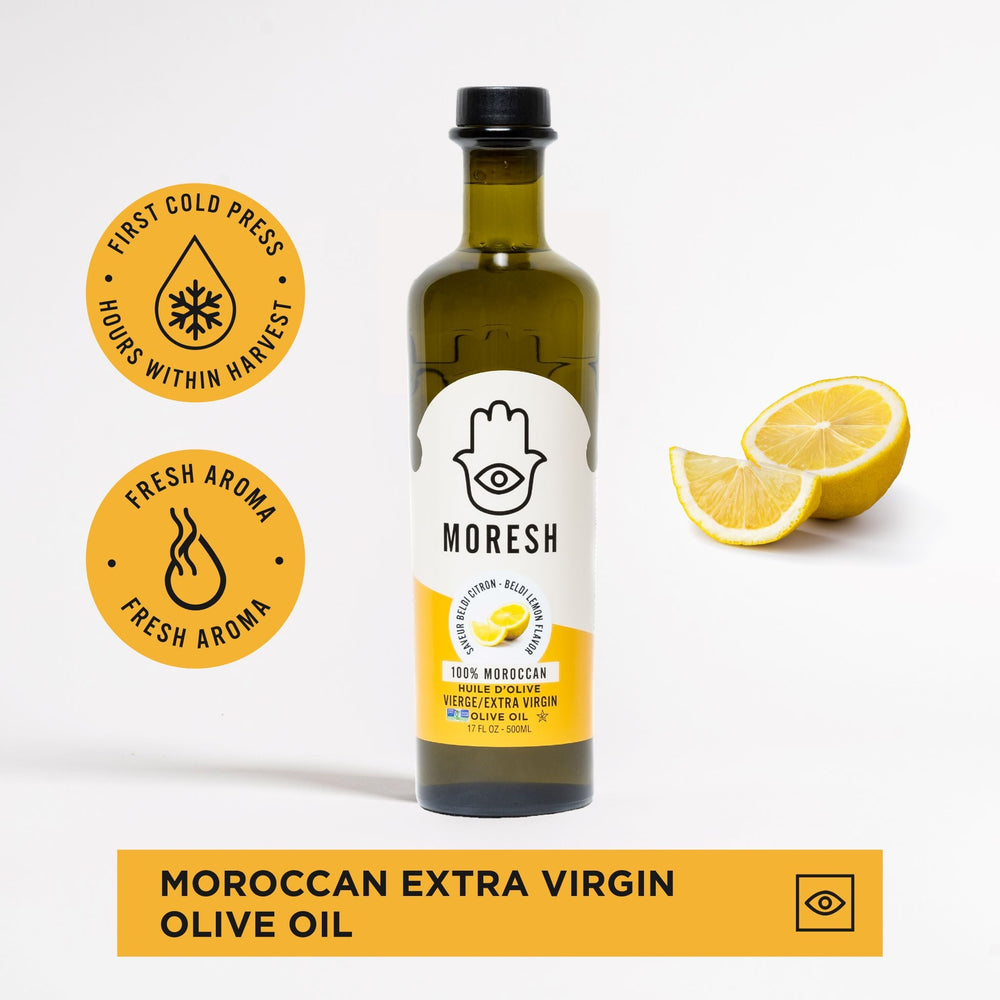 
                  
                    Moresh Beldi Lemon Flavored Olive Oil
                  
                
