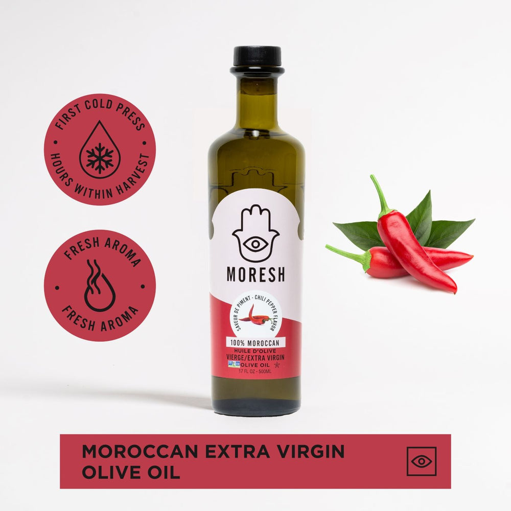 
                  
                    Moresh Chili Pepper Flavored Olive Oil
                  
                