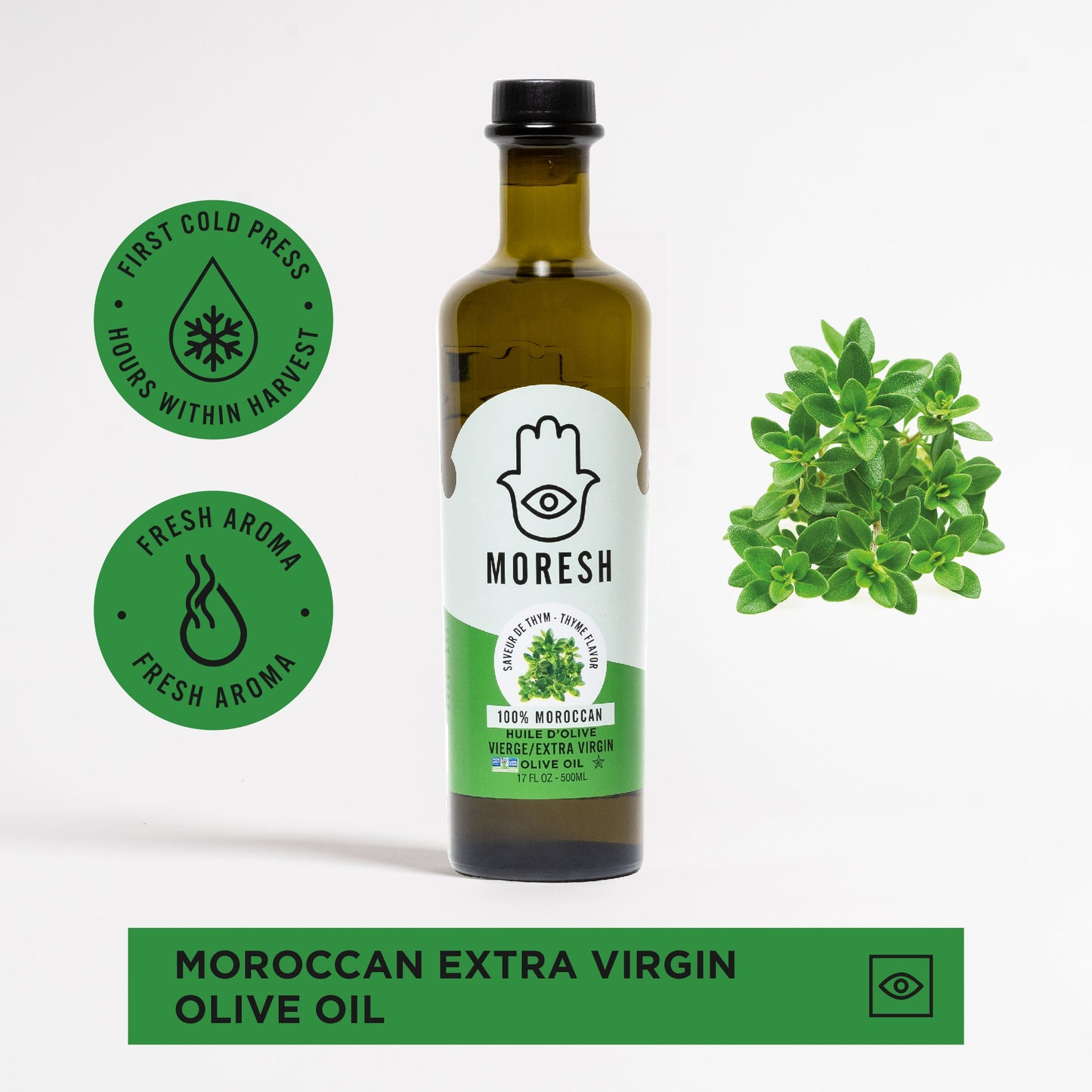 
                  
                    Moresh Thyme Flavored  Olive Oil
                  
                