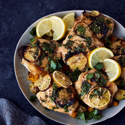 
                  
                    Sheet Pan Roasted Chicken And Veggies
                  
                