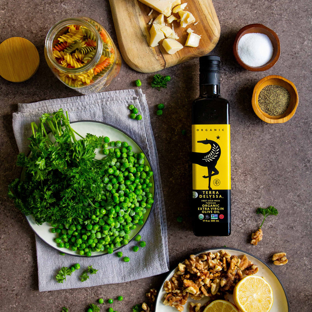 
                  
                    Pesto de petits pois et persil
                  
                